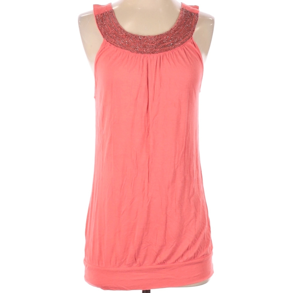 Pink boho scoop neck blouse limited sz M